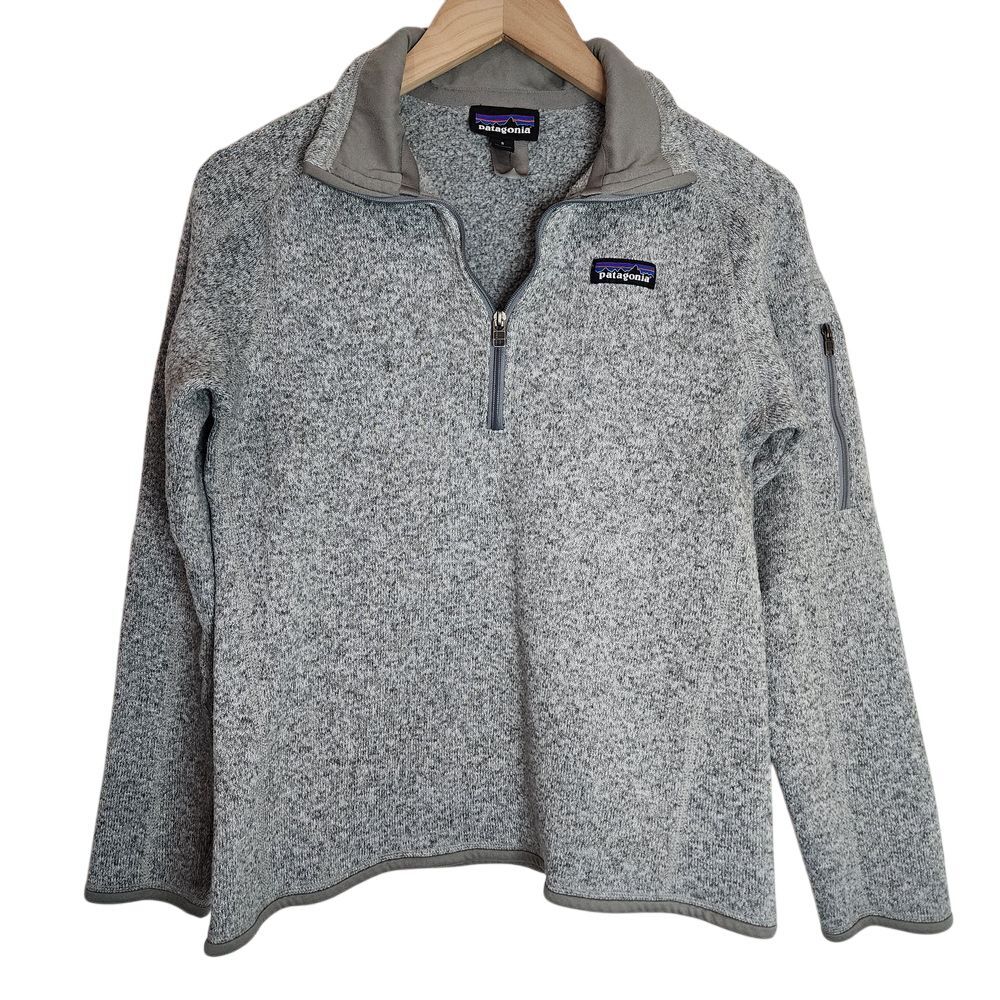 Patagonia Better Sweater Women's Small‎ Knit Quarter Zip Pullover Long Sleeve